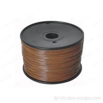 Wood Color 1.75MM ABS Filament / 3D Plastic Filament For Ul